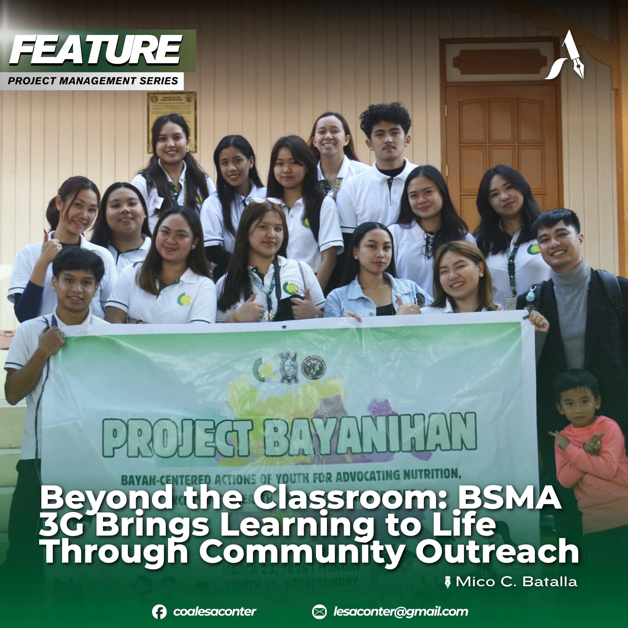 Beyond the Classroom: BSMA 3G Brings Learning to Life Through Community Outreach